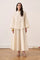 Narin Cotton Skirt Set - Butter - Muserobe modest skirt set image 1