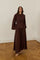 Elara Cupra Skirt Set - Dark Brown image 1