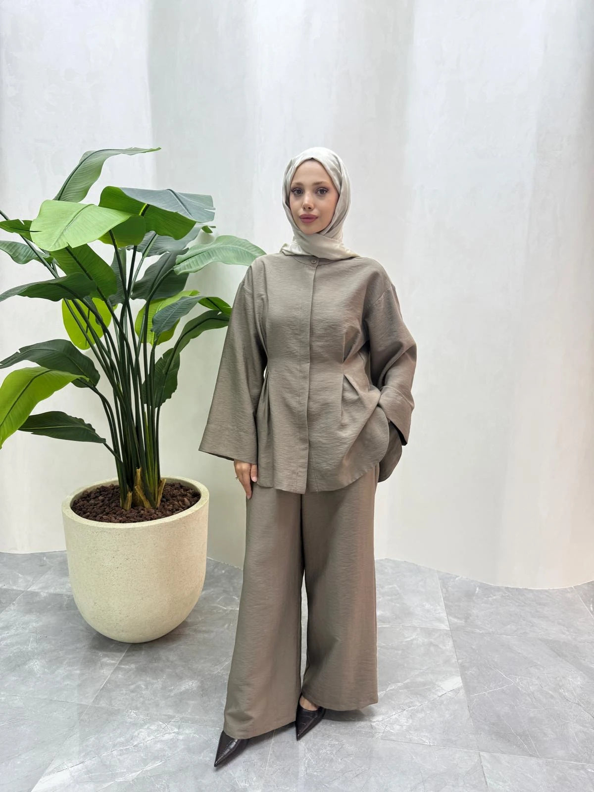 Lora 2 Piece Set - Taupe
