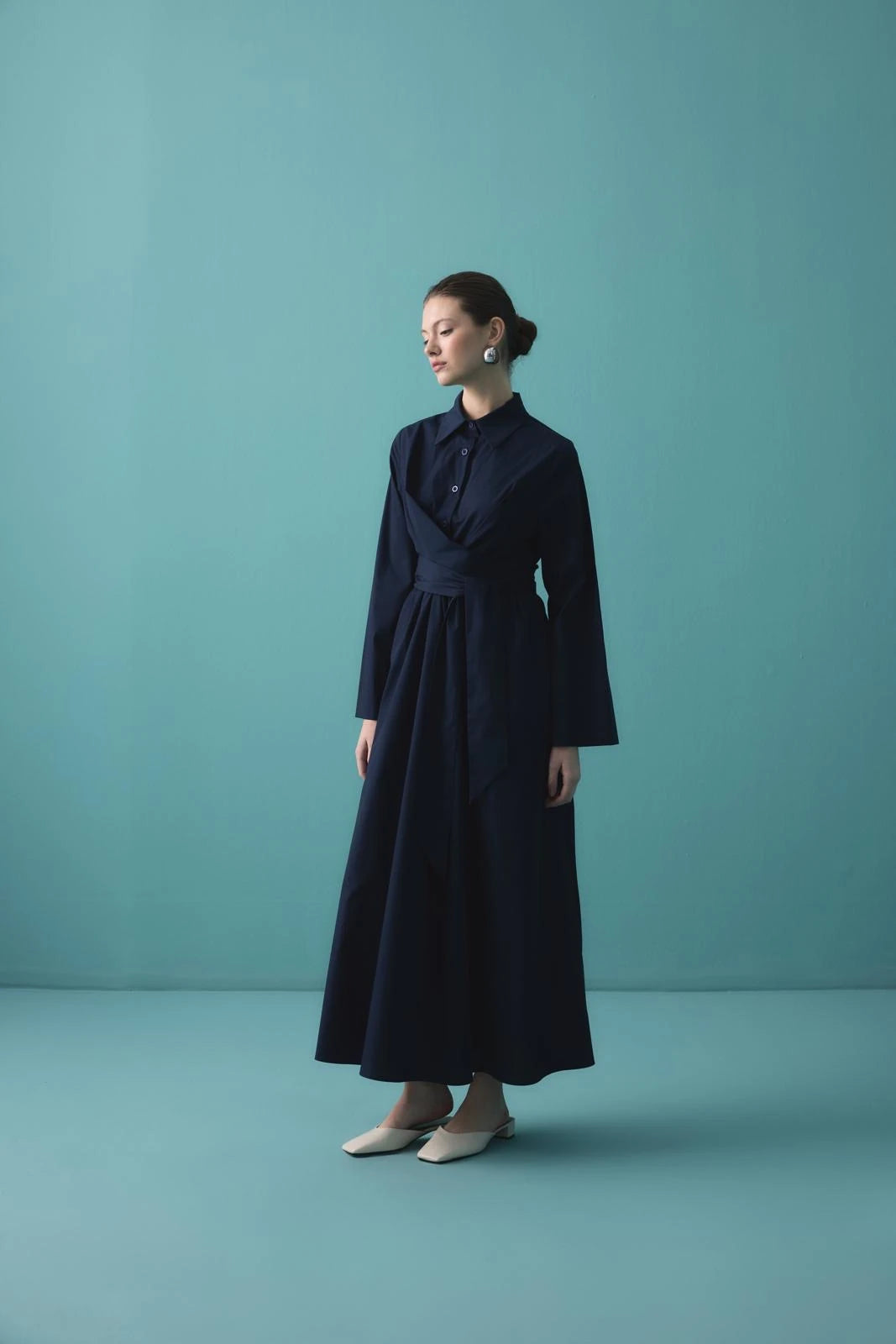 Sophie Wrap Dress - Navy