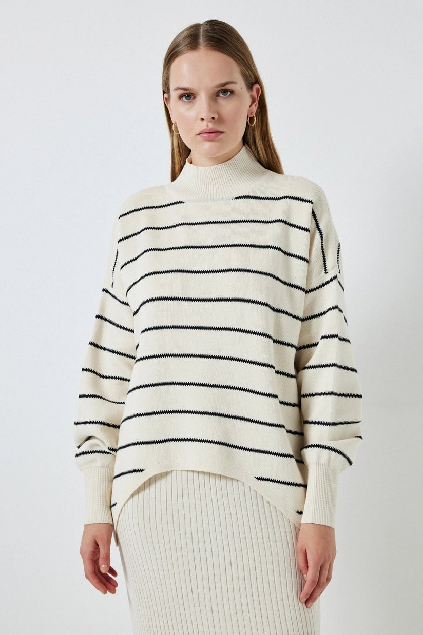 Ribbed Knit Duo Set - White