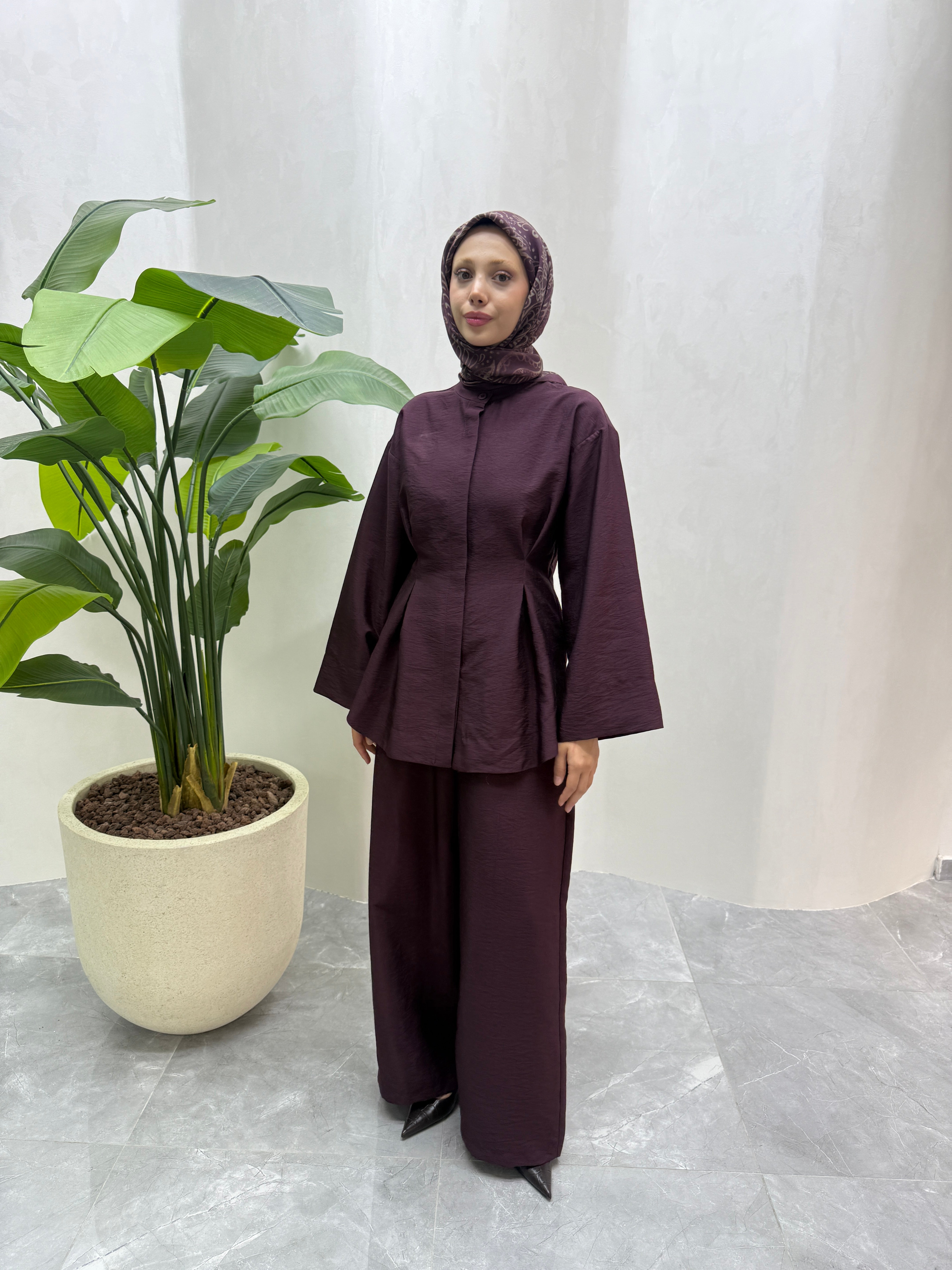 Lora 2 Piece Set - Burgundy