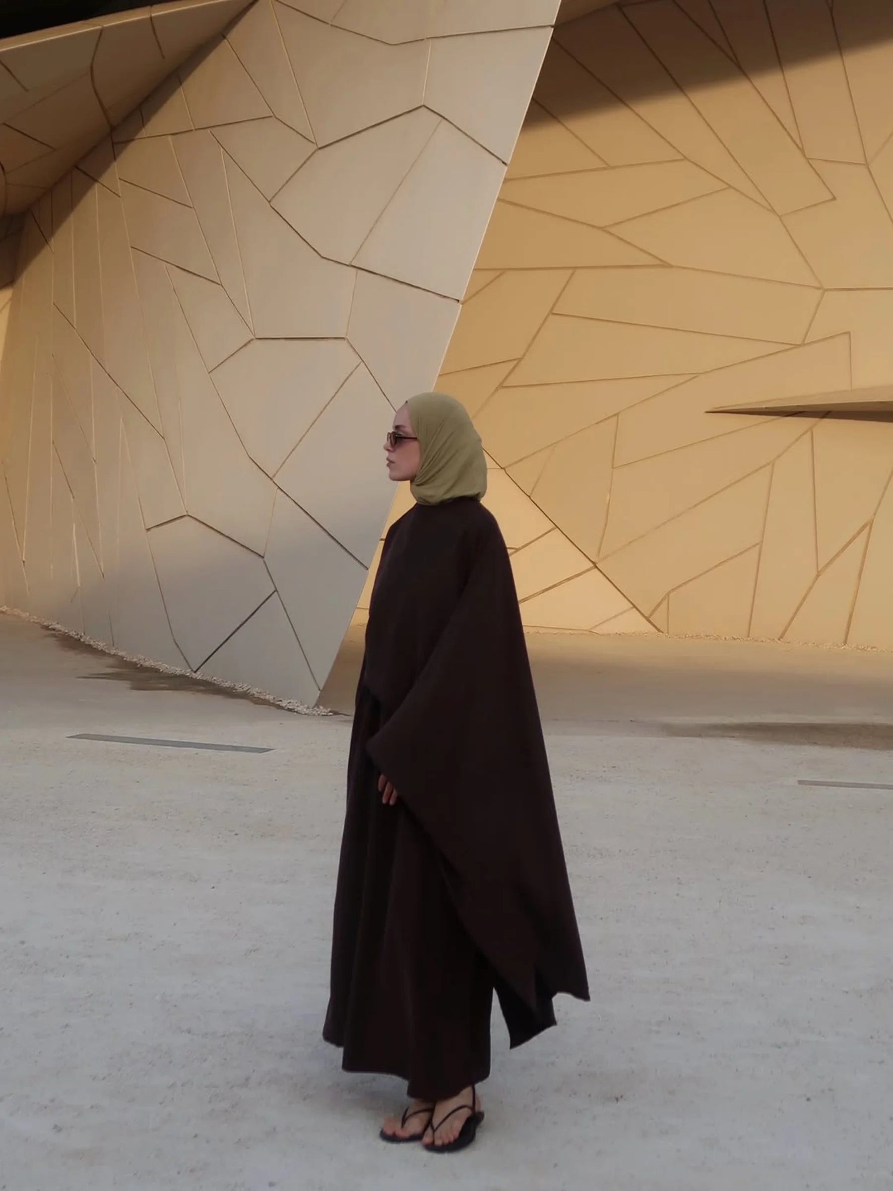 Liora Premium Layered Dress - Dark Brown