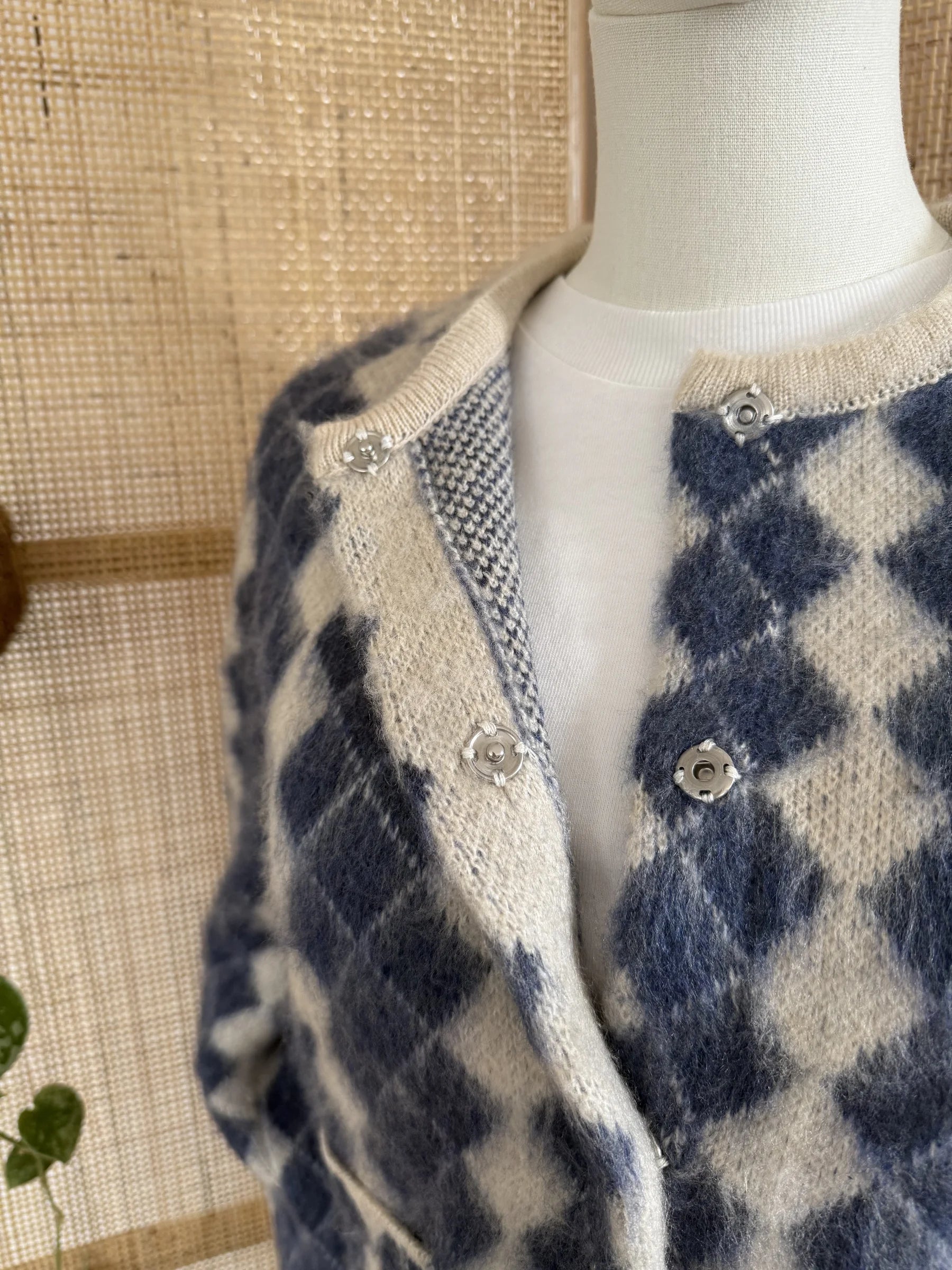 Mona Strickjacke - Blau