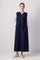 Trägerkleid mit Reißverschluss – Marineblau