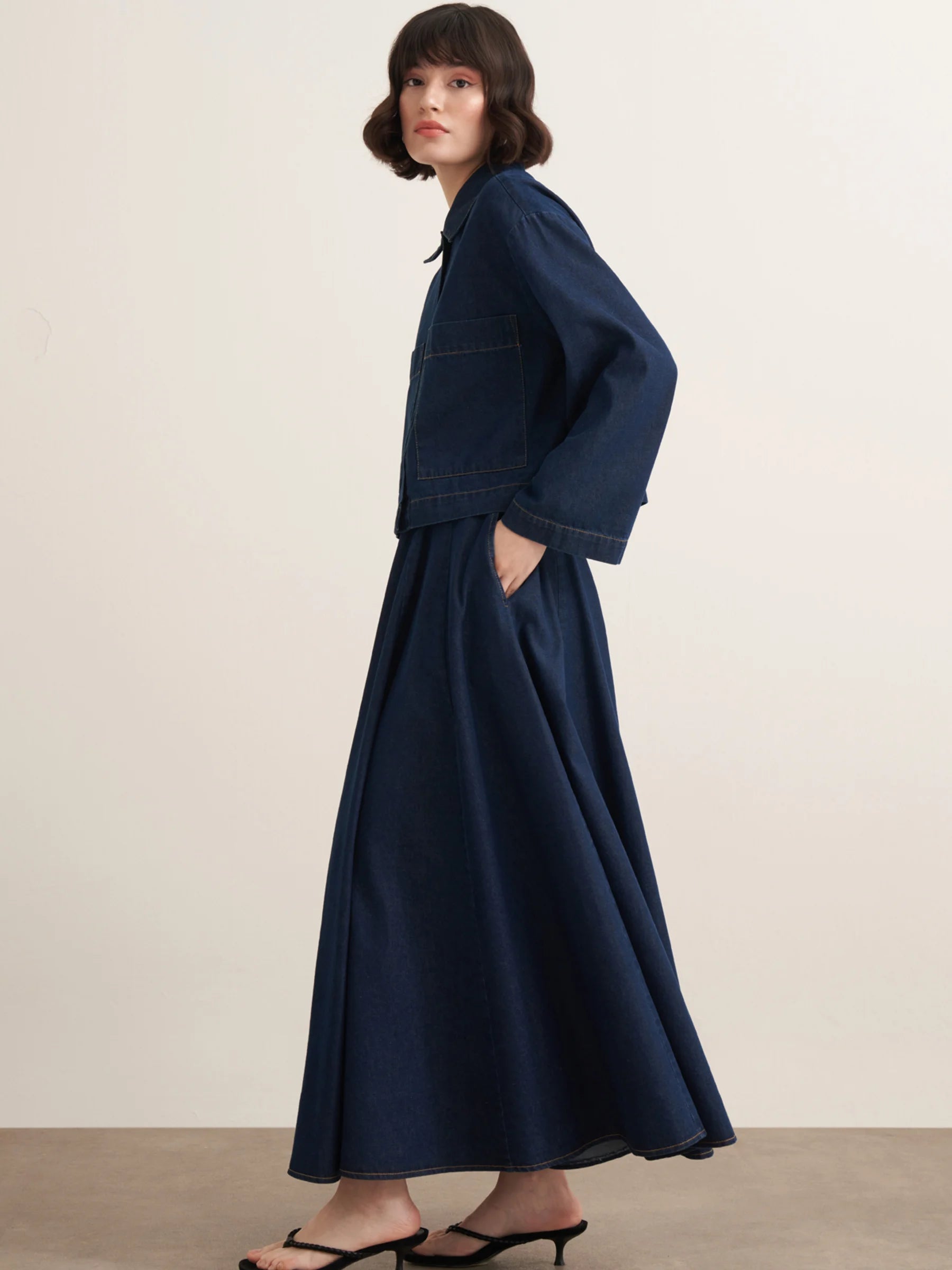 Hifa Denim 2 Piece Set