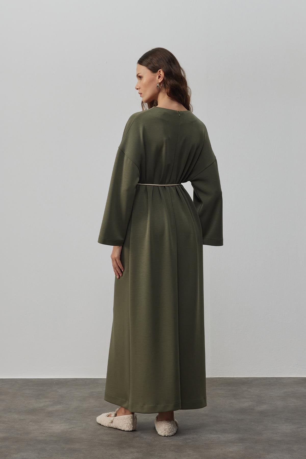 Bequemes Modalkleid - Waldgrün