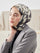 Floral Comfort Headscarf in Taupe by Muserobe, headscarf