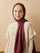 Crinkle Cotton Headscarf in Burgundy by Muserobe, headscarf