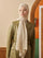 Crinkle Cotton Headscarf in Cream by Muserobe, headscarf