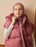 Crinkle Cotton Headscarf in Rose Pink by Muserobe, headscarf