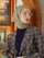 Crinkle Cotton Headscarf in Sage by Muserobe, headscarf