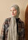 Crinkle Cotton Headscarf in Stone by Muserobe, headscarf