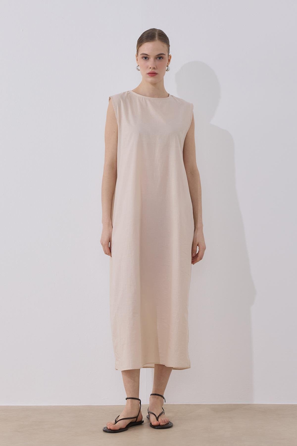 Kleidfutter aus Baumwolle - Beige