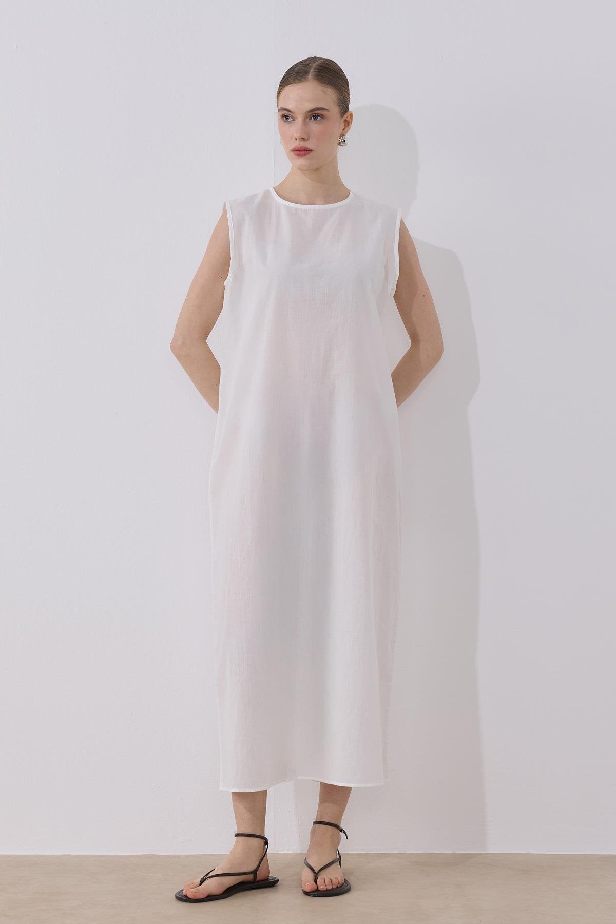 Cotton Dress Lining - White