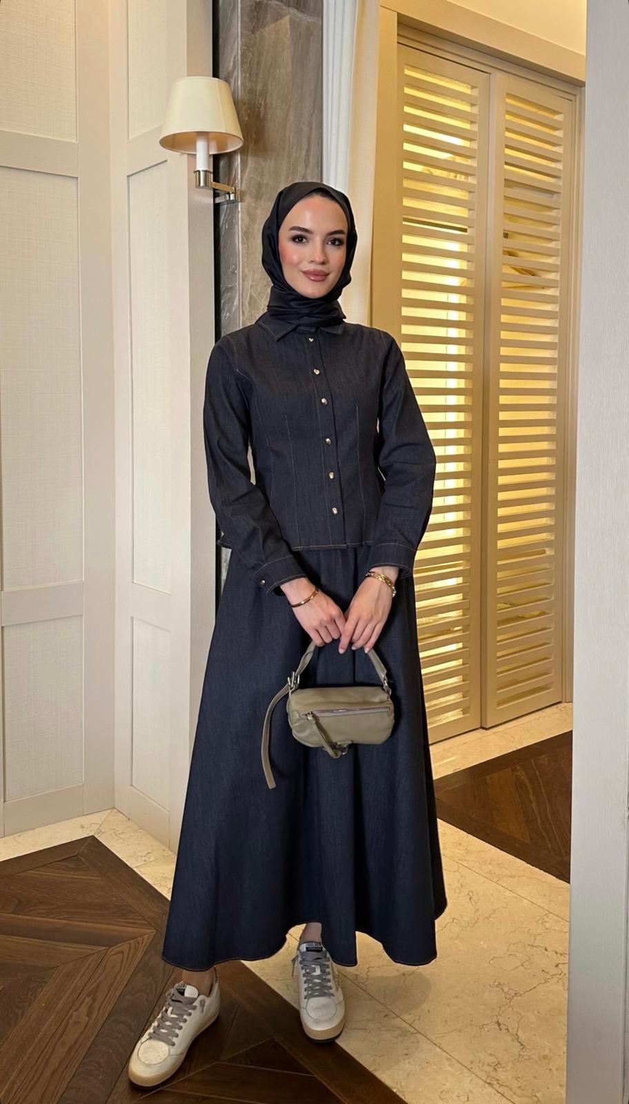 Arles Denim 2-Piece Set