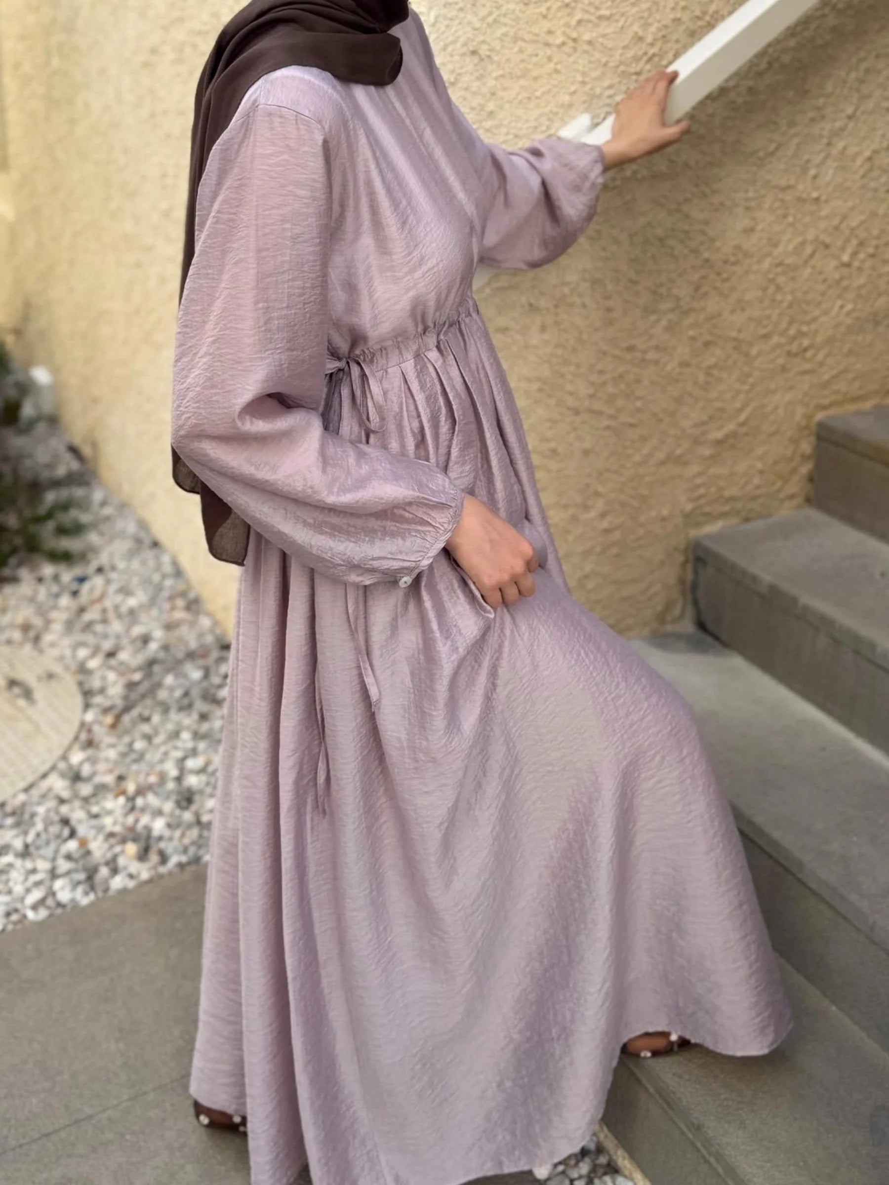 Daisy Flowy Elbise - Lavanta