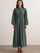 Maria Pleated Dress in Petrol Green by Muserobe, modest dress
