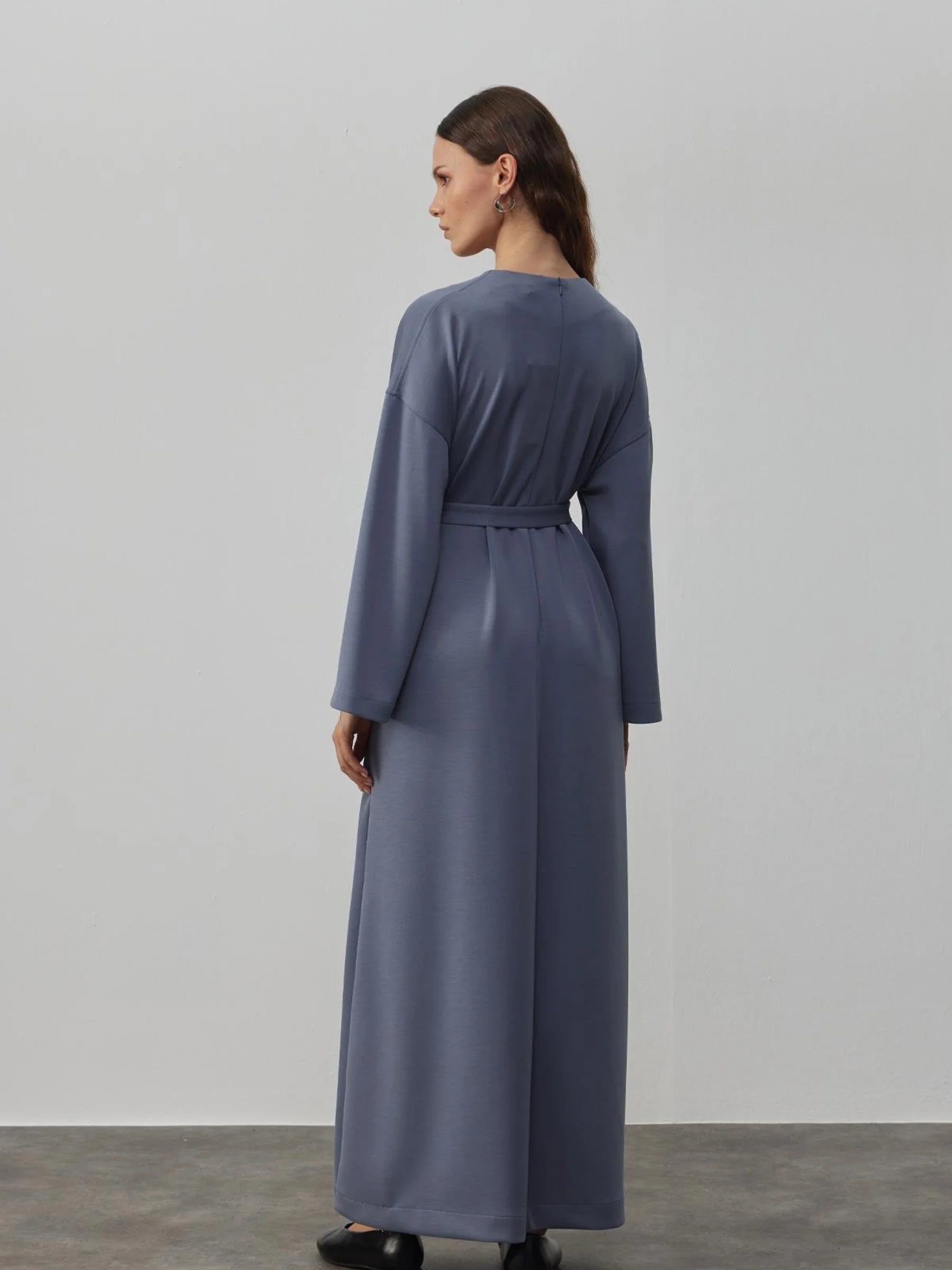 Bequemes Modalkleid - Grau