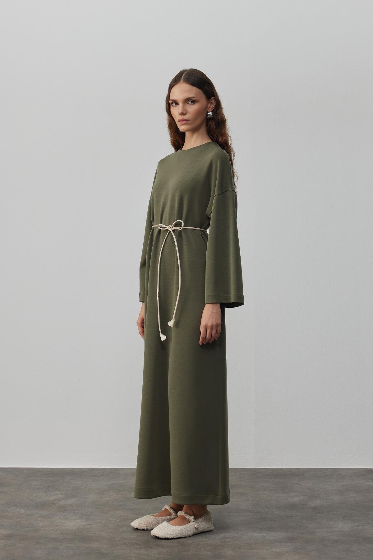 Bequemes Modalkleid - Waldgrün