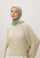 Cotton Jersey Headscarf in Pale Green by Muserobe, headscarf
