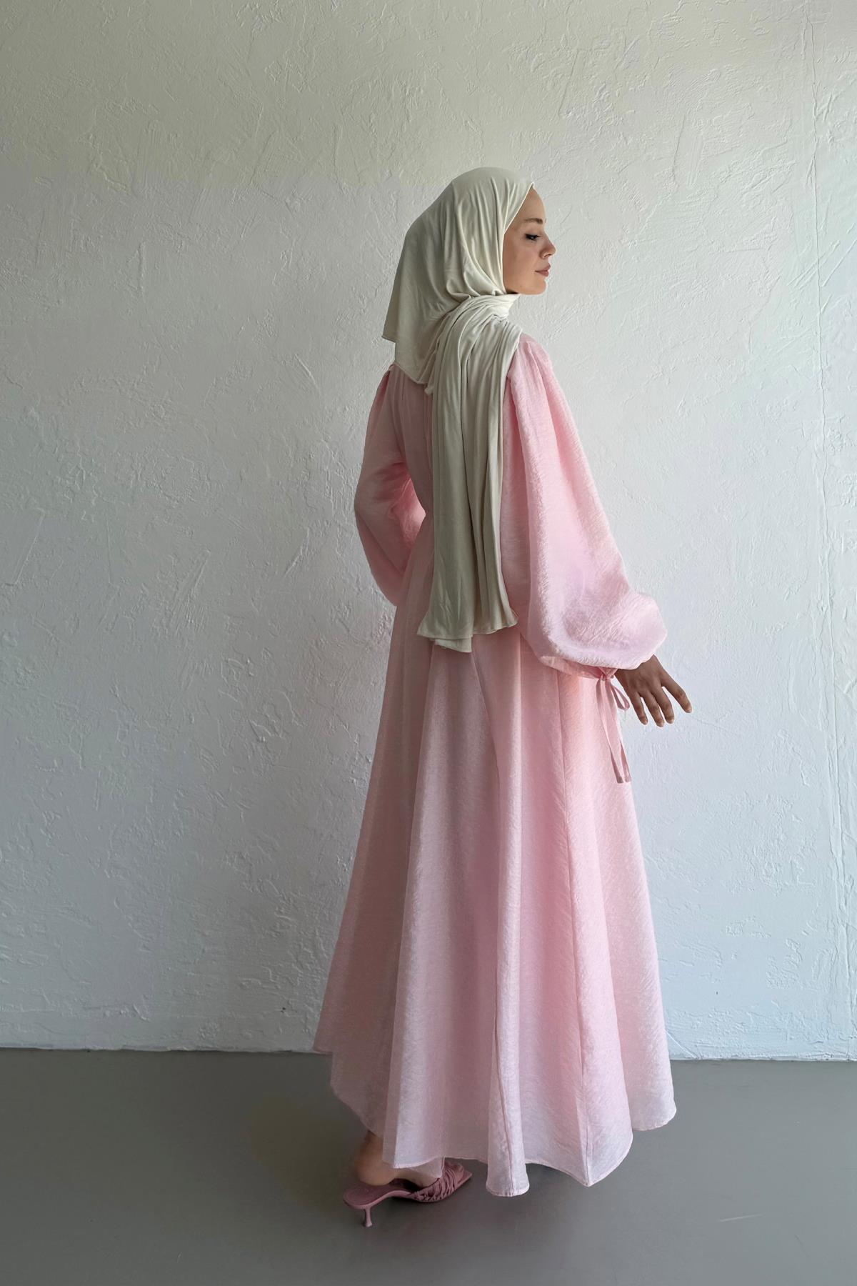 Emma Flowy Kleid - Rosa