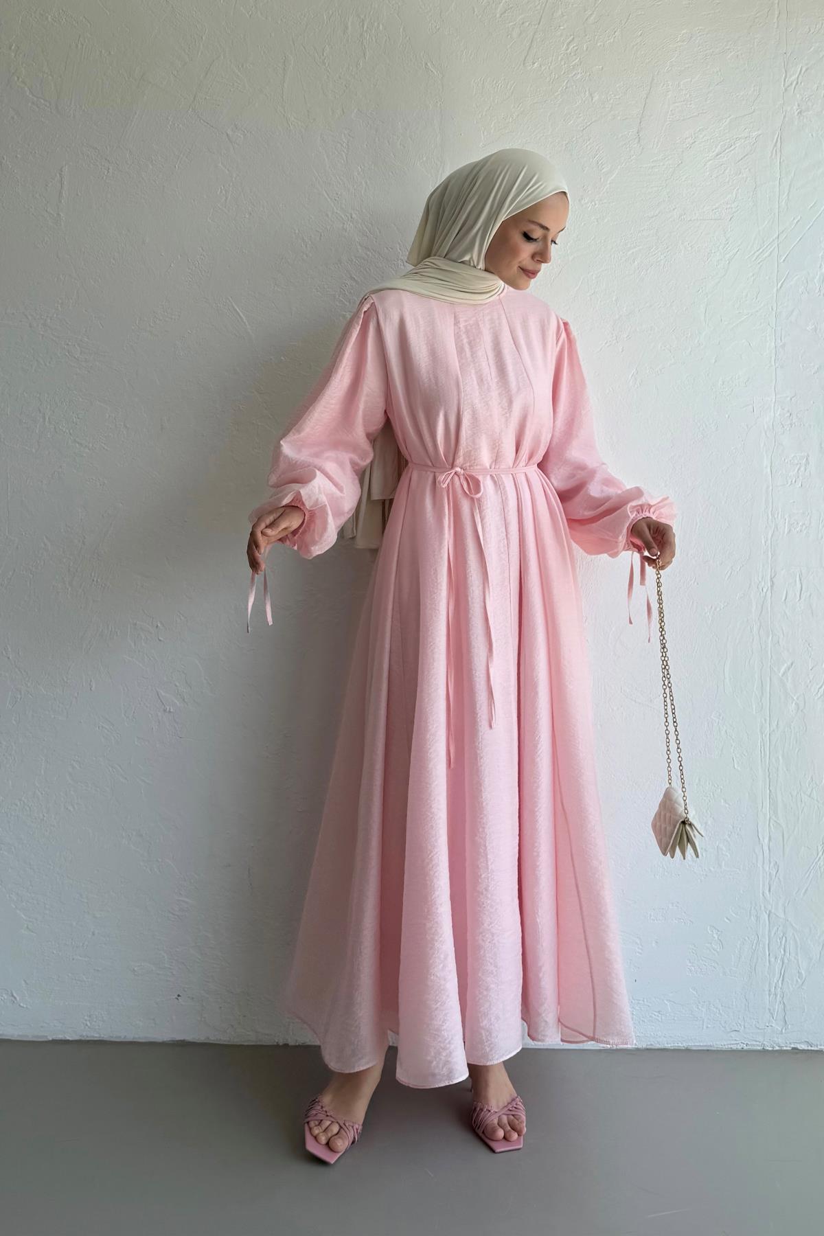 Emma Flowy Kleid - Rosa