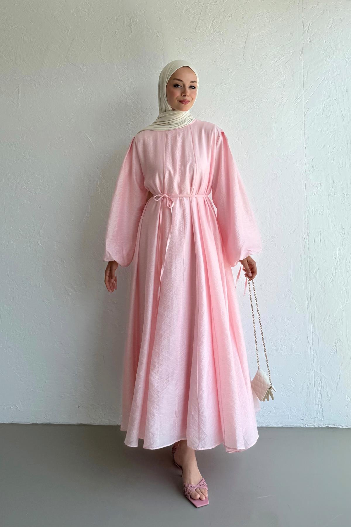Emma Flowy Kleid - Rosa