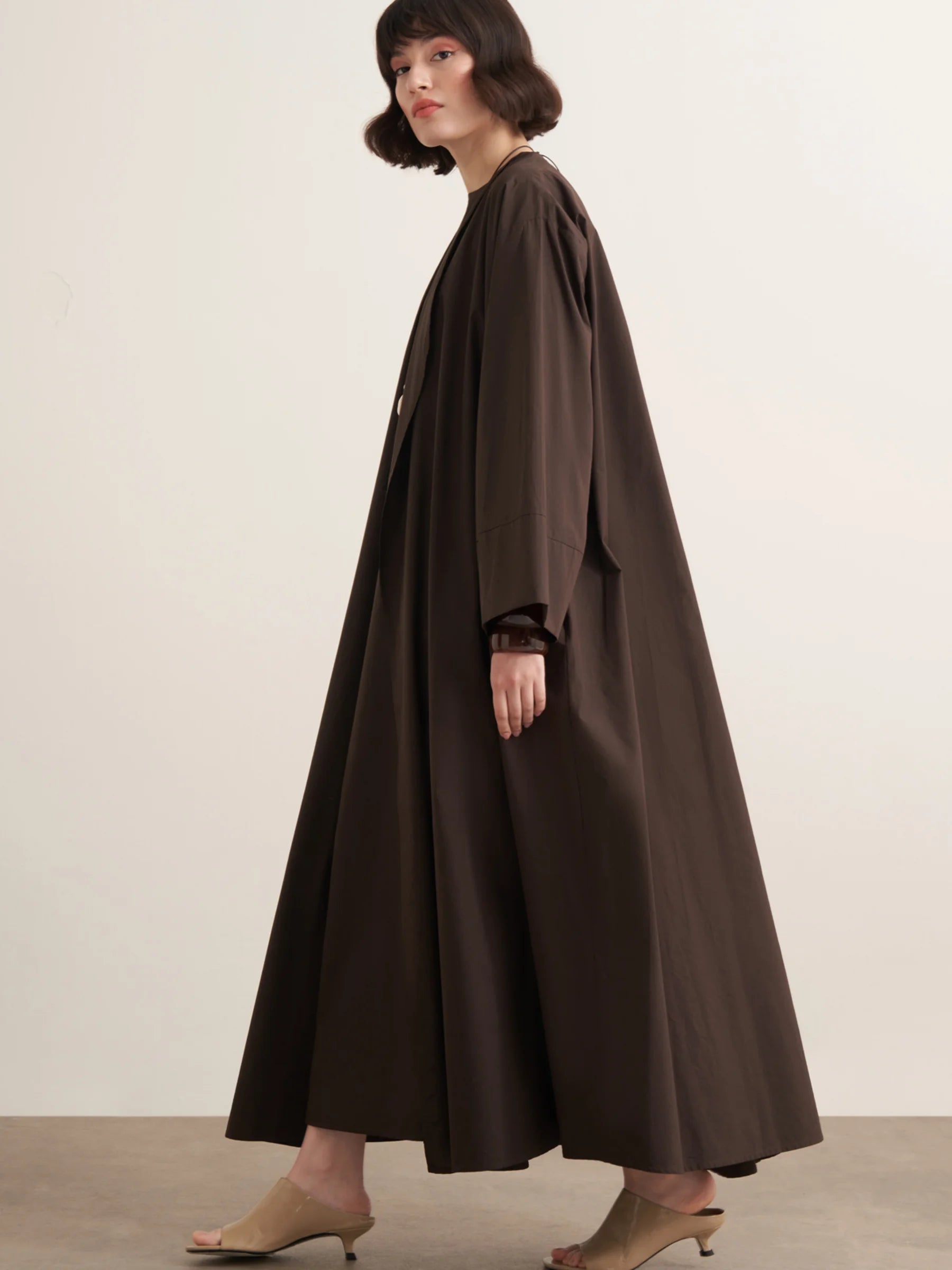 Sahara Premium Kimono & Dress Set - Dark Brown