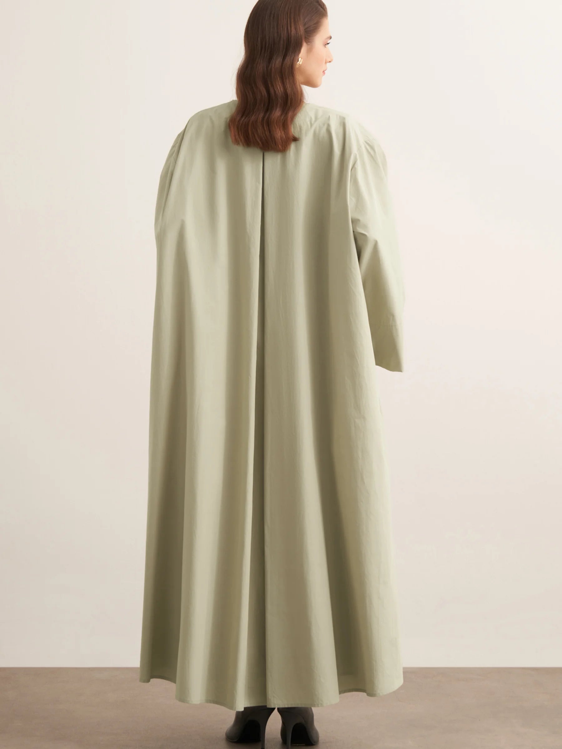 Sahara Premium Kimono & Dress Set - Soft Green